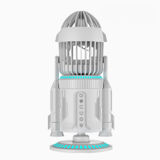 🚀 RGB Rocket Circulator Fan